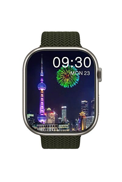 fortrek Watch 8 Hk 9 Pro 2.02 Amoled Ekran Akıllı Saat Çift Kordon Ios Android Uyumlu