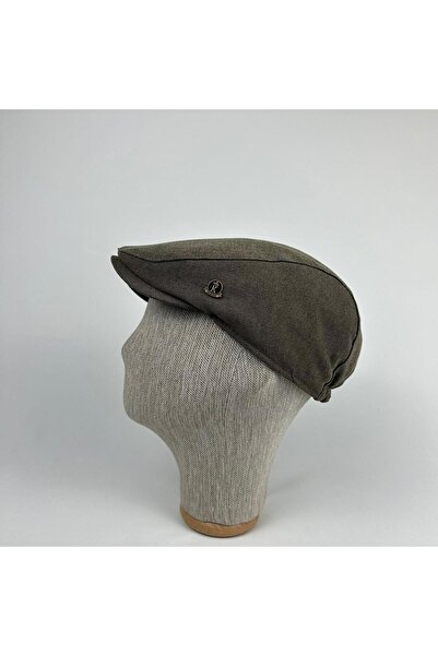KARNAS ŞAPKA Men's Sports Model Beige Winter Wool Cap