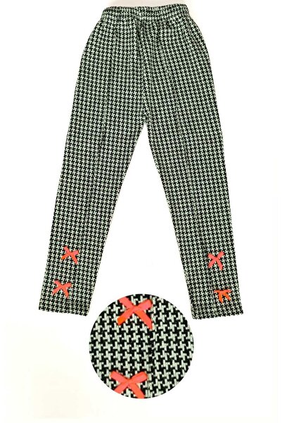 Elvinsa Νεροπράσινο Kazayak Με σχέδιο Χειμερινό Κοριτσίστικο Κολάν με Λεπτομέ...