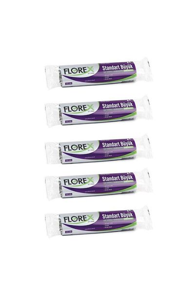 Florex Large Size Garbage Bag 5 Rolls