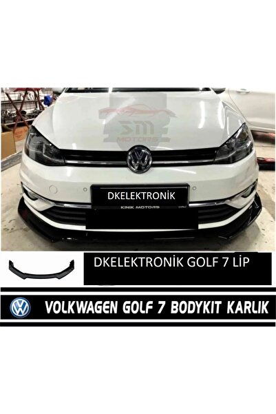 DKELEKTRONİK Siyah Golf 7 Bodykit Ön Karlık