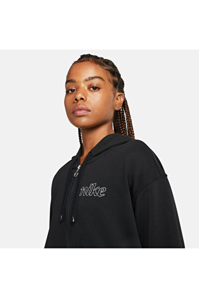 Nike Dri-FIT Fit Hoodie Siyah Kadın Sweatshirt