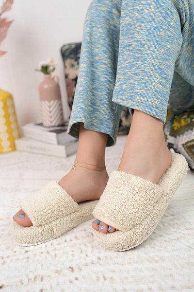 Moda Frato Modafrato Γυναικείες παντόφλες εσωτερικού χώρου με πετσέτες εξωτερικού χώρου Χειμερινές παντόφλες αθόρυβη σόλα
