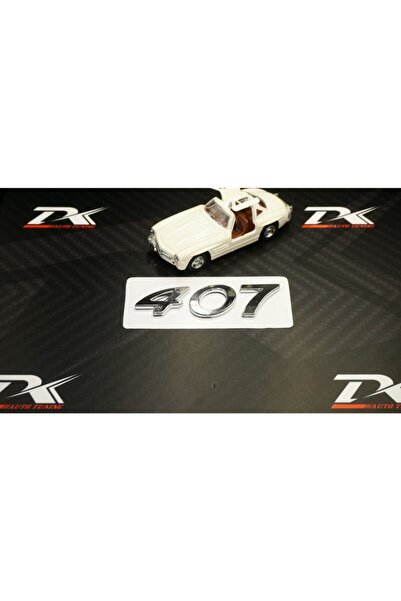 EDEXPORT Peugeot 407 Bagaj Krom Abs 3m 3d Yazı Logo Amblem