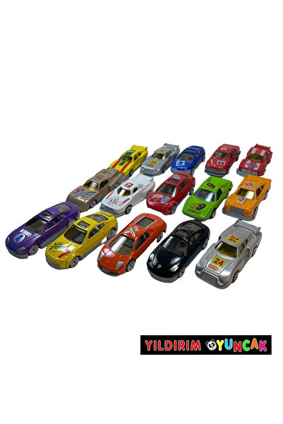 YILDIRIM OYUNCAK 7 cm Diecast Friction Metal Car 15 Piece Set