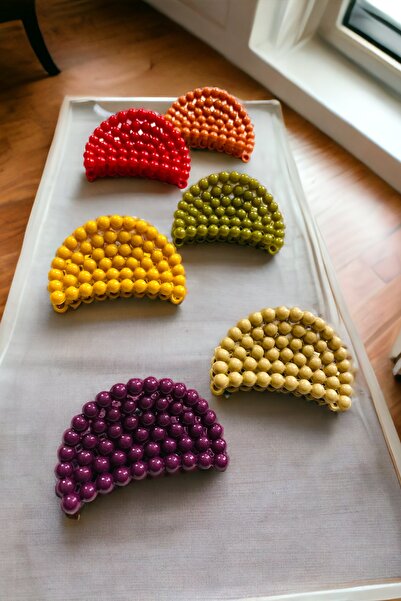 AYMETA TİCARET Μοντέλο χάντρας 6 τεμαχίων Μεγάλο μέγεθος 6 εκ. Πόρπη μανδάλωσης