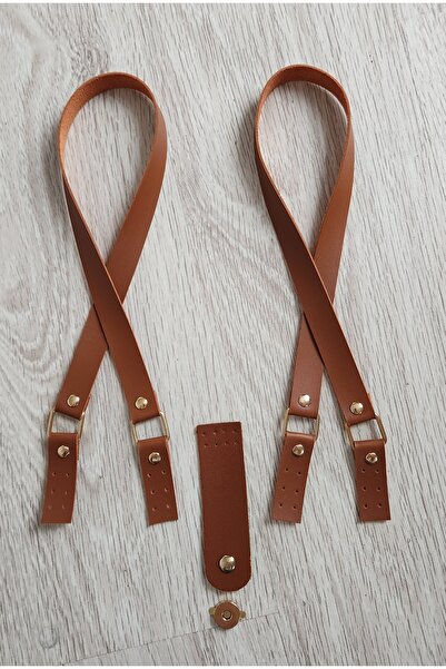 NAZENİN HOBİ AKSESUAR BÖCELİ DERİ ASKI (70 CM ) VE ÇIT KAPAK KİTİ