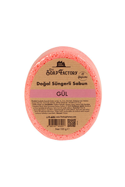 The Soap Factory Doğal Süngerli Gül Sabunu 125 G - Lüks - Tüm Cilt Tipleri Için