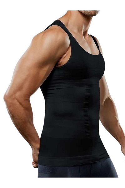 Mood Agenda Ανδρικό Body Shaper Chest and Belly Enhancer Firming Breathable Athlete Corset 3 τεμάχια