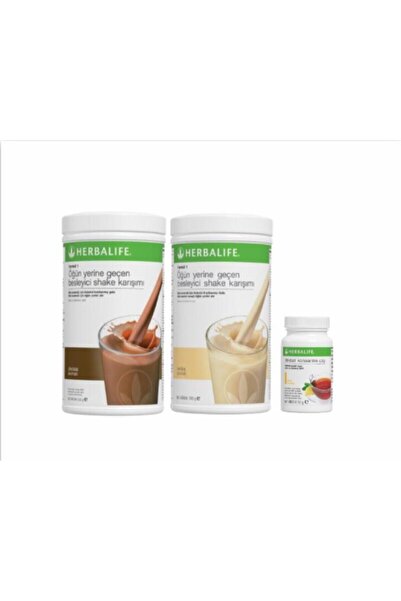 Herbalife 1 Adet Vanilya-1 Adet Fındık Aromalı Shake+50 Gr Limon Aromalı Çay