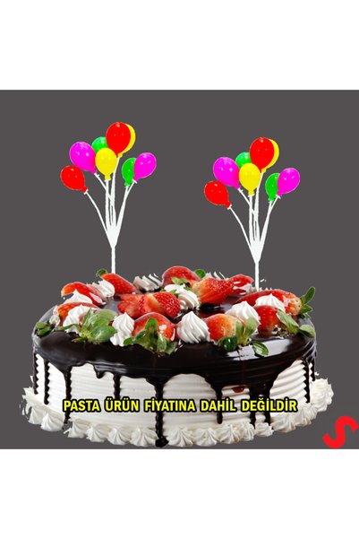 Süsle Baby Party Plastik Minyatür 8'li Demet 17cm Teraryum Obje - Balon