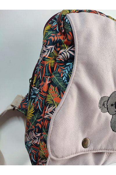 Street Bag Αυθεντικό μποέμ σακίδιο πλάτης με κέντημα Koala Ethnic