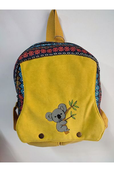Street Bag Rucsac etnic autentic boem cu broderie Koala