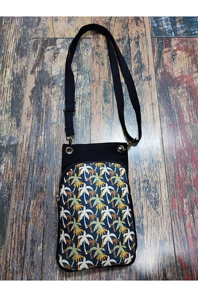 Street Bag Geantă de umăr - Negru - Model etnic