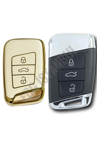 EBG İSTANBUL Husă pentru Volkswagen Passat B8 Smart White Auto Key Control