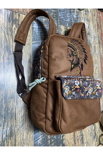 Street Bag Αυθεντικό μποέμικο κεντημένο έθνικ σακίδιο πλάτης ταξιδιού