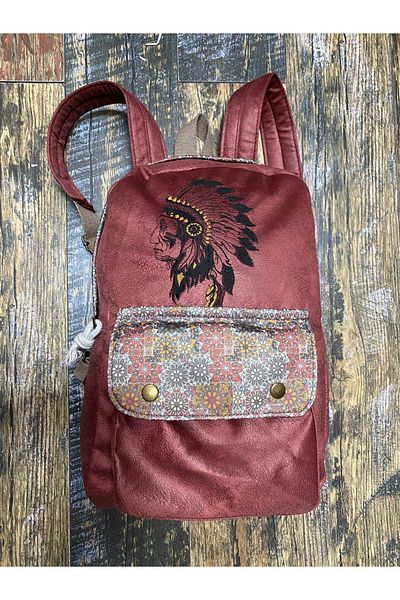 Street Bag Αυθεντικό μποέμικο κεντημένο έθνικ σακίδιο πλάτης ταξιδιού