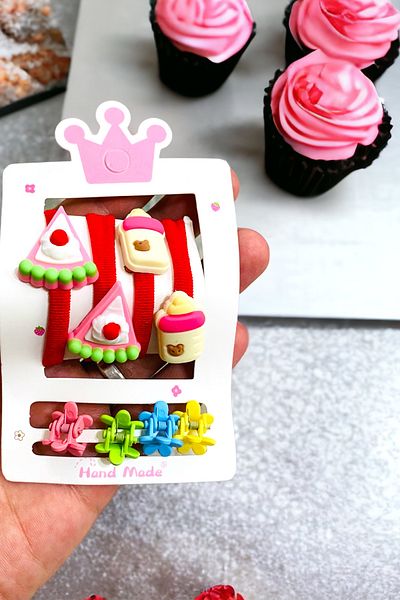AYMETA TİCARET Children's 4 Figured Rubber 4 Piece Latch Buckle Set