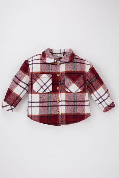 DeFacto Baby Girl Flannel Long Sleeve Shirt A8815a523wn