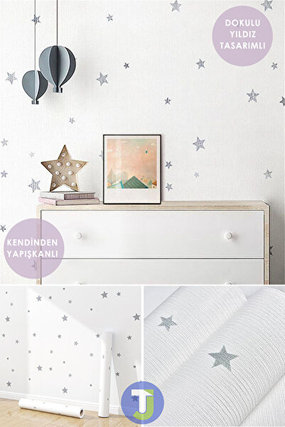 Technojet Самоклеюча настінна панель для кухні у вигляді зірок, для дитячої кімнати, 60X300 см