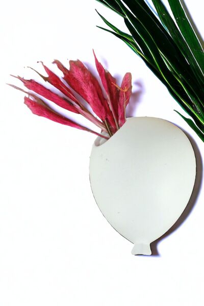 Kaktüs Saksı Dünyası Saksı Duvar Saksısı Dekoratif Saksı Balon Saksı Beyaz Re...