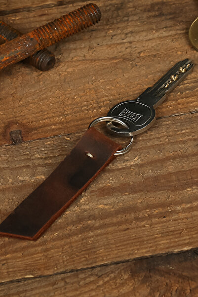 Lost Slope Leather Keychain - Real Leather & Handmade