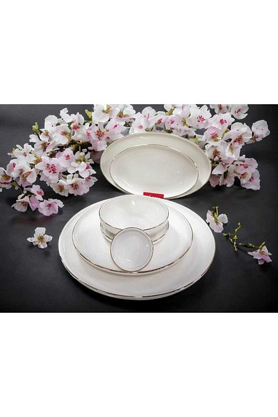 Aryıldız ARYILDIZ ARIA Gold Breakfast Set - 35 Pieces