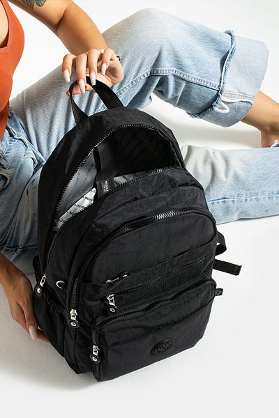 YOGII Cambi Model Unisex High School University Kipling Fabric Waterproof Daily and School Bag Multi-Compartment VIP