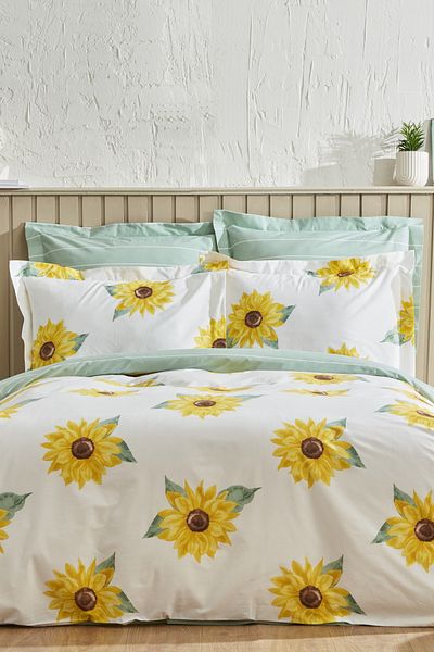Karaca Home Conrad 100% βαμβακερό σετ διπλής παπλωματοθήκης πράσινο (pp)