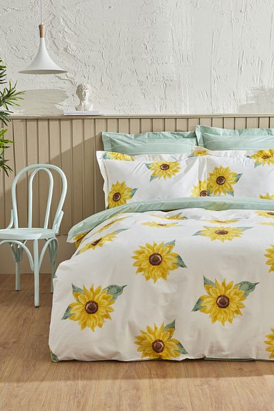 Karaca Home Conrad 100% βαμβακερό σετ διπλής παπλωματοθήκης πράσινο (pp)
