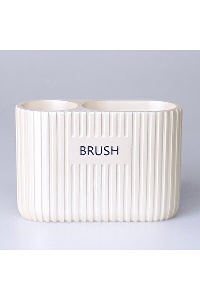 Selim Grooved İkili Diş Fırçalık İnci