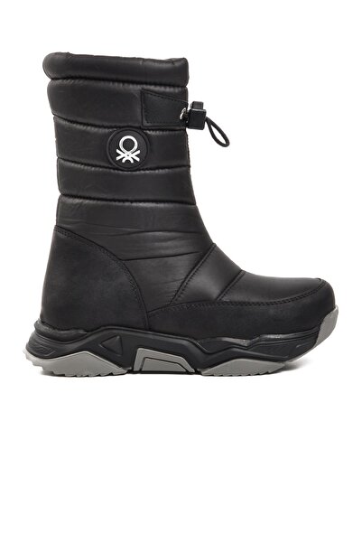 United Colors of Benetton Bn-70004-F Siyah İçi Kürklü Çocuk Kar Botu