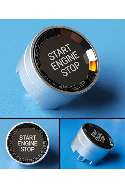 vagparts Bmw F30 Start-stop Kapağı - Bmw F30 Kristal Düğme Gri