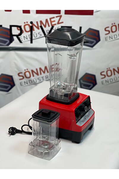 SÖNMEZ ENDÜSTRİYEL New Silver Crest Blender - Bar Cafe Blender 2 Hazneli