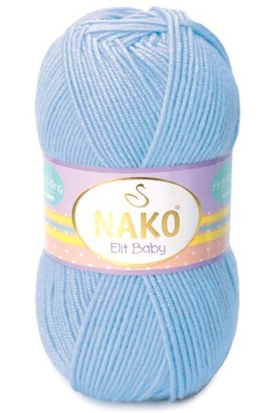 NAKO Elit Baby 10305 Açık Mavi | Tüylenmeyen Ip | Bebek Ipi