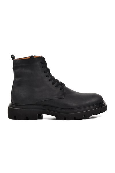 Dr.Flexer Dr. Flexer033001 Black Nubuck Genuine Leather Men's Boots