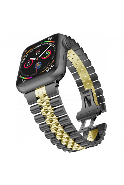 Ally Apple Watch 7-8 45mm 6-5-4 44mm Kayış Kordon Paslanmaz Çelik 3-2-1 42mm ...