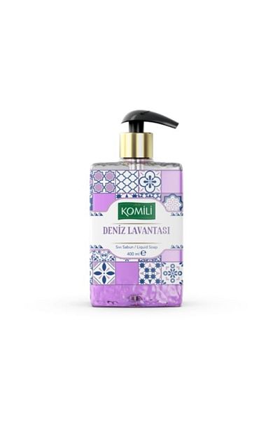 Komili Premium Sea Lavender Liquid Soap 400ml*6 Pieces