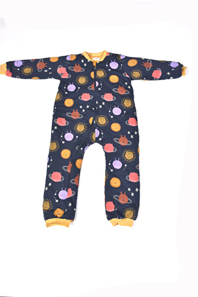 swan butik Erkek Çocuk Paçalı Uyku Tulumu 2,5 Tog Iç Dışyüzeyi %100 Pamuk Penye 6 8 10 12 Yaş