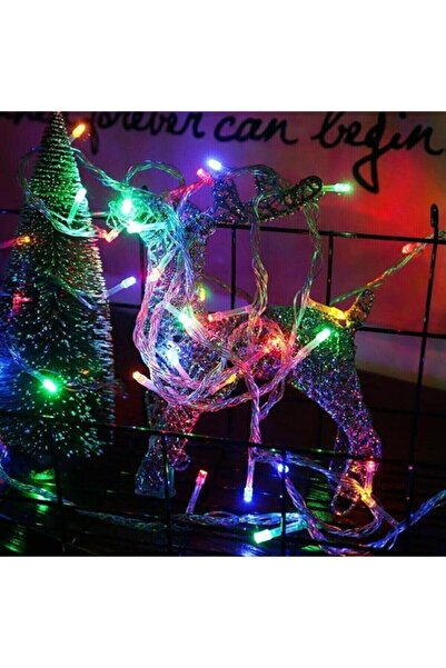 Jetcom Dekoratif Rgb Renkli Işık Pirinç 10 Metre 100 Li Yılbaşı Ağaç Işık Elektrikli