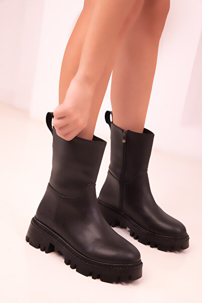 SOHO Γυναικείες μαύρες μπότες & μποτάκια 18423