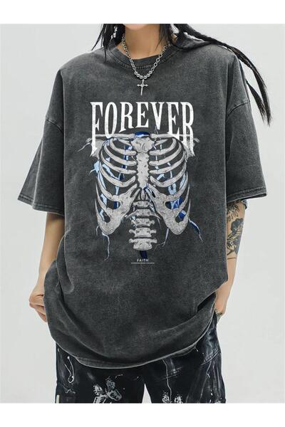 Touz Forever Rib Unisex Потерта футболка - Кут Кут Прати