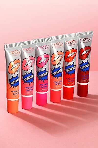 Mardinal 6-Piece Peel-Off Lipstick Long Lasting Lipstick