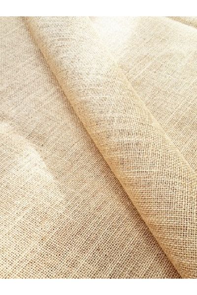 ACY STORE Jute Fabric 130 CM x 1 Meter Luxury Jute Straw Fabric Odorless and Lint 10 ONS