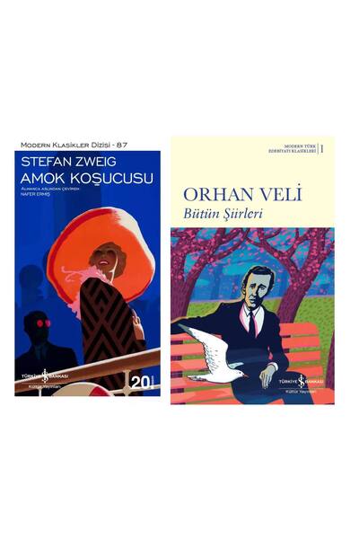 TÜRKİYE İŞ BANKASI KÜLTÜR YAYINLARI Amok Koşucusu Stefan Zweig - Tüm Şiirleri Orhan Veli