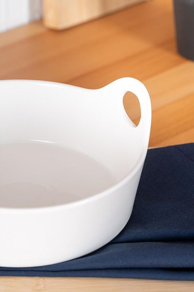 ACAR وعاء بيانكو بيرلا بيضاوي بمقبض - 21 سم
