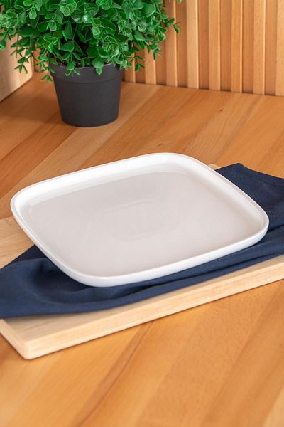 ACAR Pure Royal Square Cake Single Plate - 22 cm