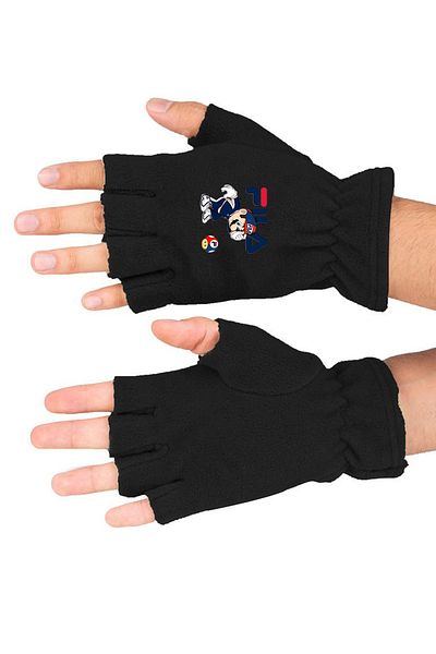 Leng Butik Γάντια Super Mario Winter Fleece Cutout