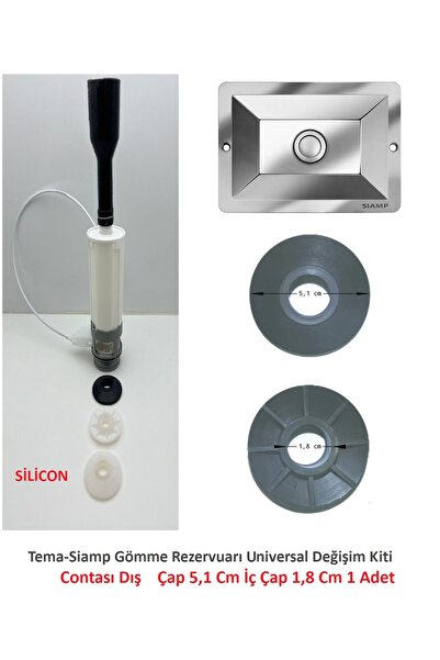 RSCONVERTER GÖMME REZERVUAR KUMANDA PANELLERİ Tema-Siamp Gömme Rezervuarı Uni...