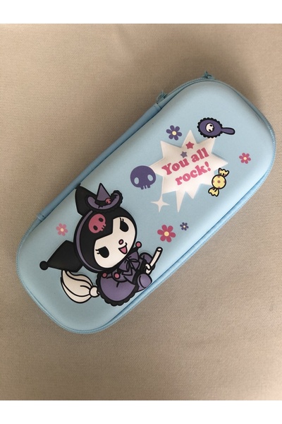 synshop حافظة أقلام كبيرة الحجم من كورومي بتصميم ثلاثي الأبعاد منقوش